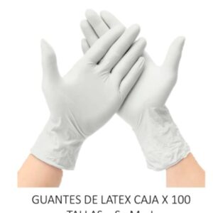 Guantes de Latex caja x 100