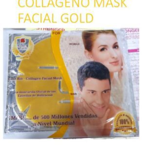 Mascara Facial Gold - Colágeno - Negro - Blanco