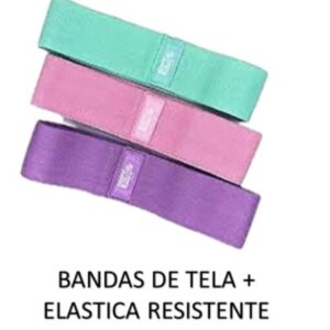 Bandas Resisten de Tela + Elástica Pack x 3