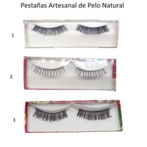 Pestañas Parche Artesanal - Pelo Natural