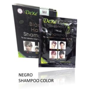 Tinte Shampoo Color Negro- 5 minutos