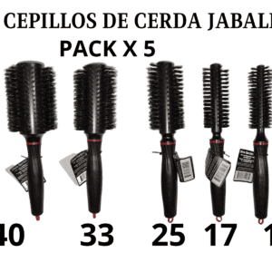 Cepillo de Cerda de Jabali Pack x 5 Estilistas