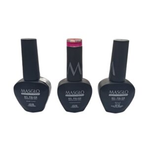 Esmalte Masglo Gel Polish Frs. x 7 ml. Secado con Lampara - 3 pasos  - Colores
