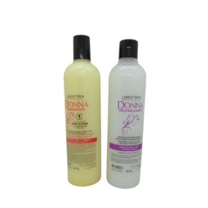 Donna Permanente # 1 frasco x 500 ml. + Neutralizante Lanosterin Profesional