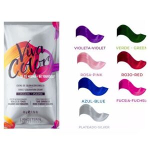 Tinte Fantasía Sachets x 50 grs. Viva Color LANOSTERIN