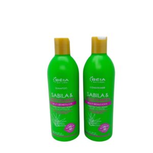Shampoo & Acondicionador FRasco x 500 ml.  Sabila & Multi Vitaminas