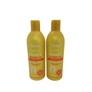 Shampoo & Acondicionador Frasco x 500 ml.   Bambú & Ricino Oil