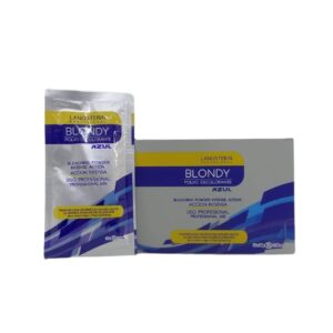Polvo Decolorante Blondy Azul Sachets x 50 grs. Lanoisterin Profesional