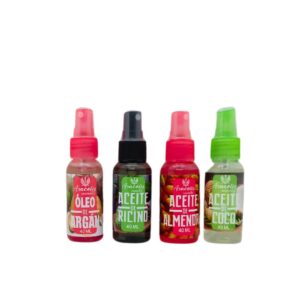 Aceites x 40 ml. . Ricino - Coco - Almendra - Argan.
